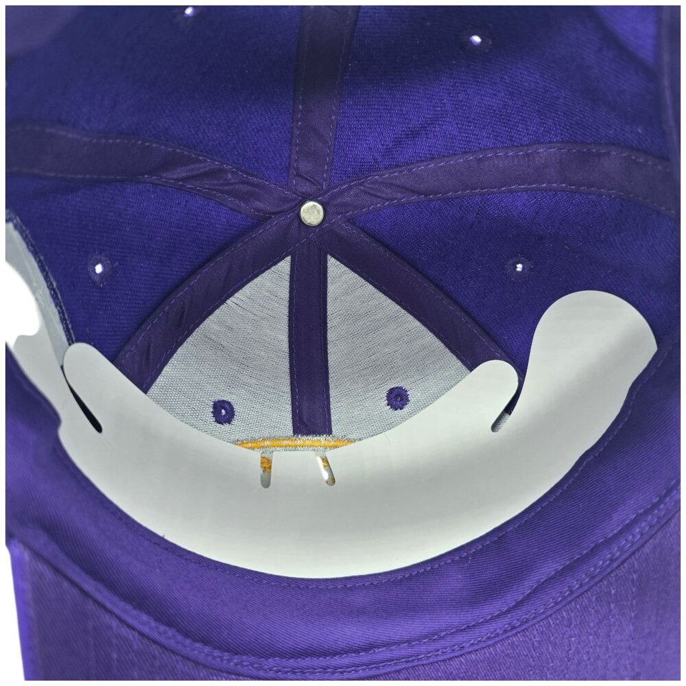 LSU 3-Time National Champions Adjustable Purple Baseball Cap Vintage Look - Picture 11 of 14